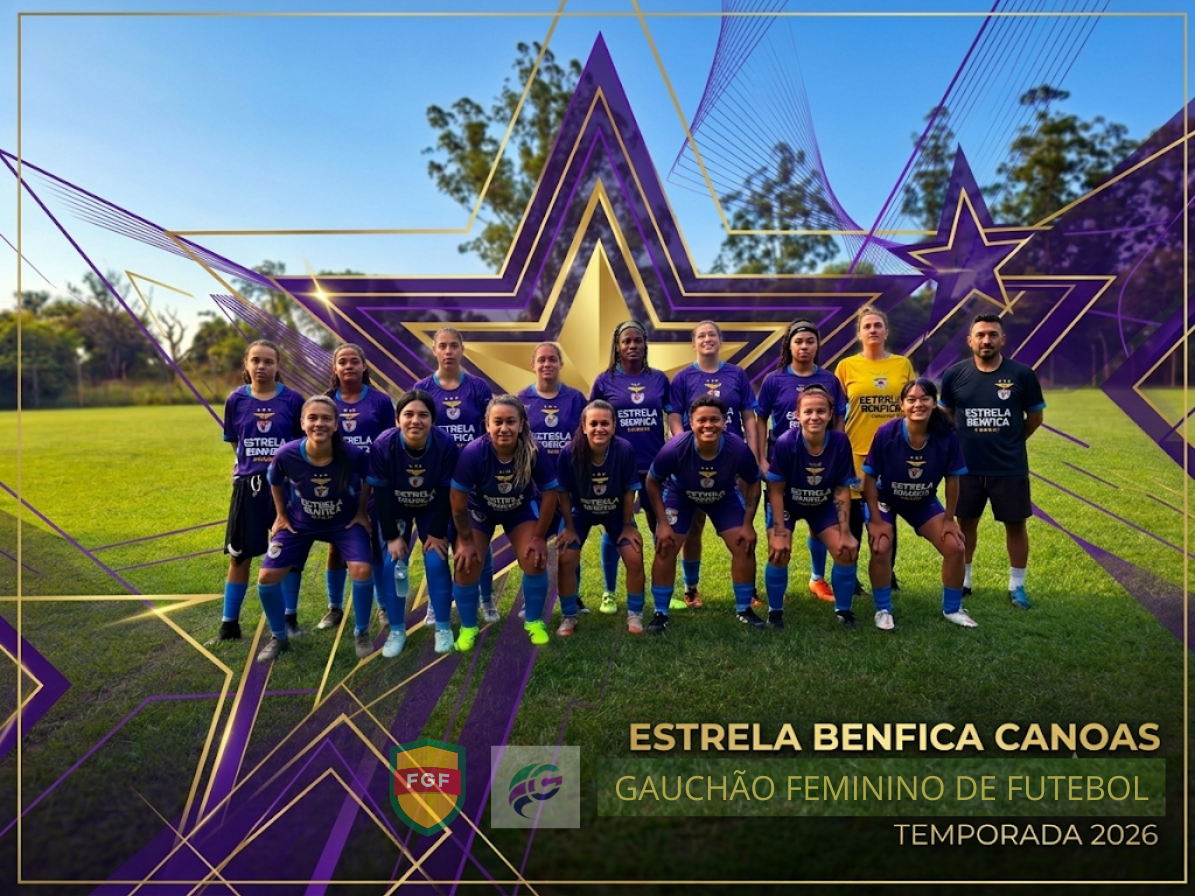 Arte Promocional Estrela Benfica Canoas 2026